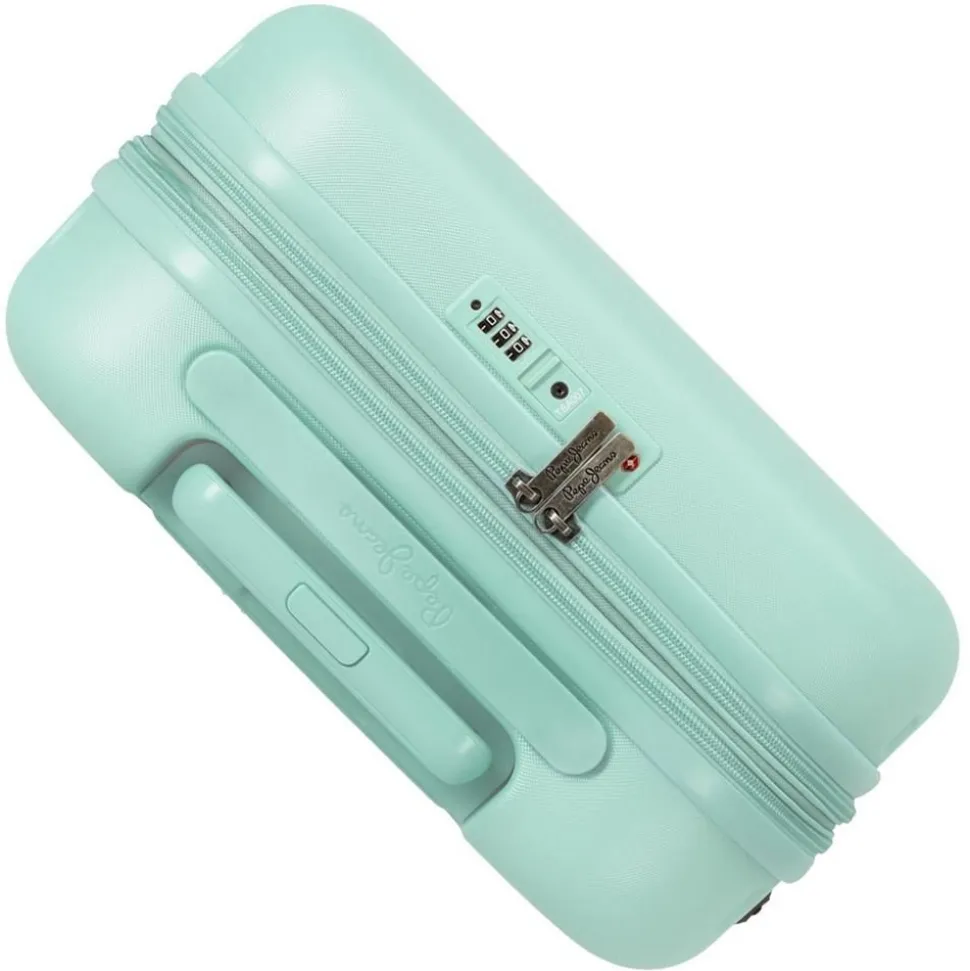 trolley_cabina_espandibile_pepe_jeans_highlight_turchese_13.webp Best Pepe Jeans Trolley cabina espandibile Highlight Turchese
