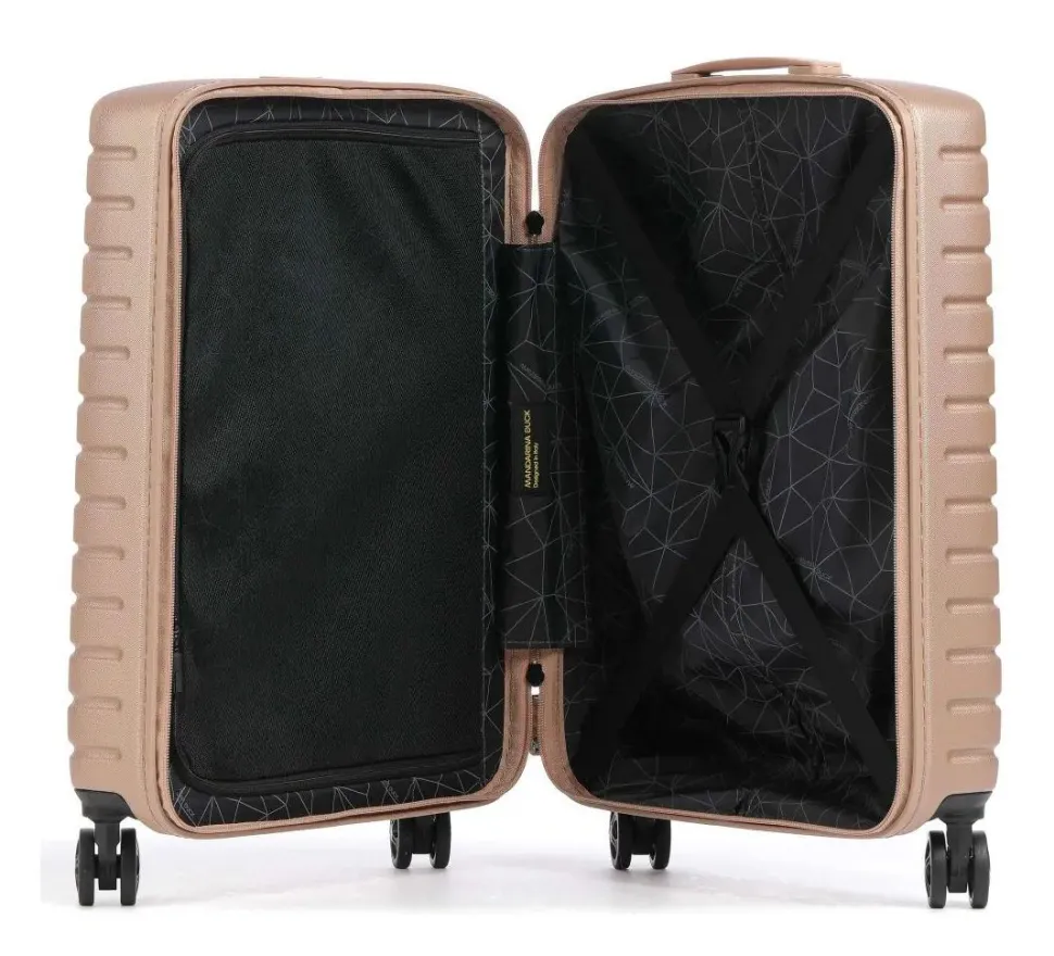 trolley_cabina_mandarina_duck_flyduck_champagne_2.webp Store Mandarina Duck Trolley cabina Flyduck Champagne