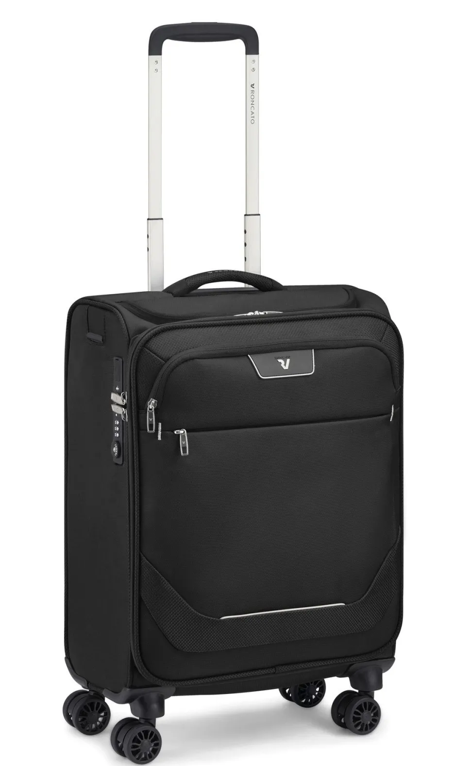 Fashion Roncato Trolley cabina Joy 6223 Nero con USB Black