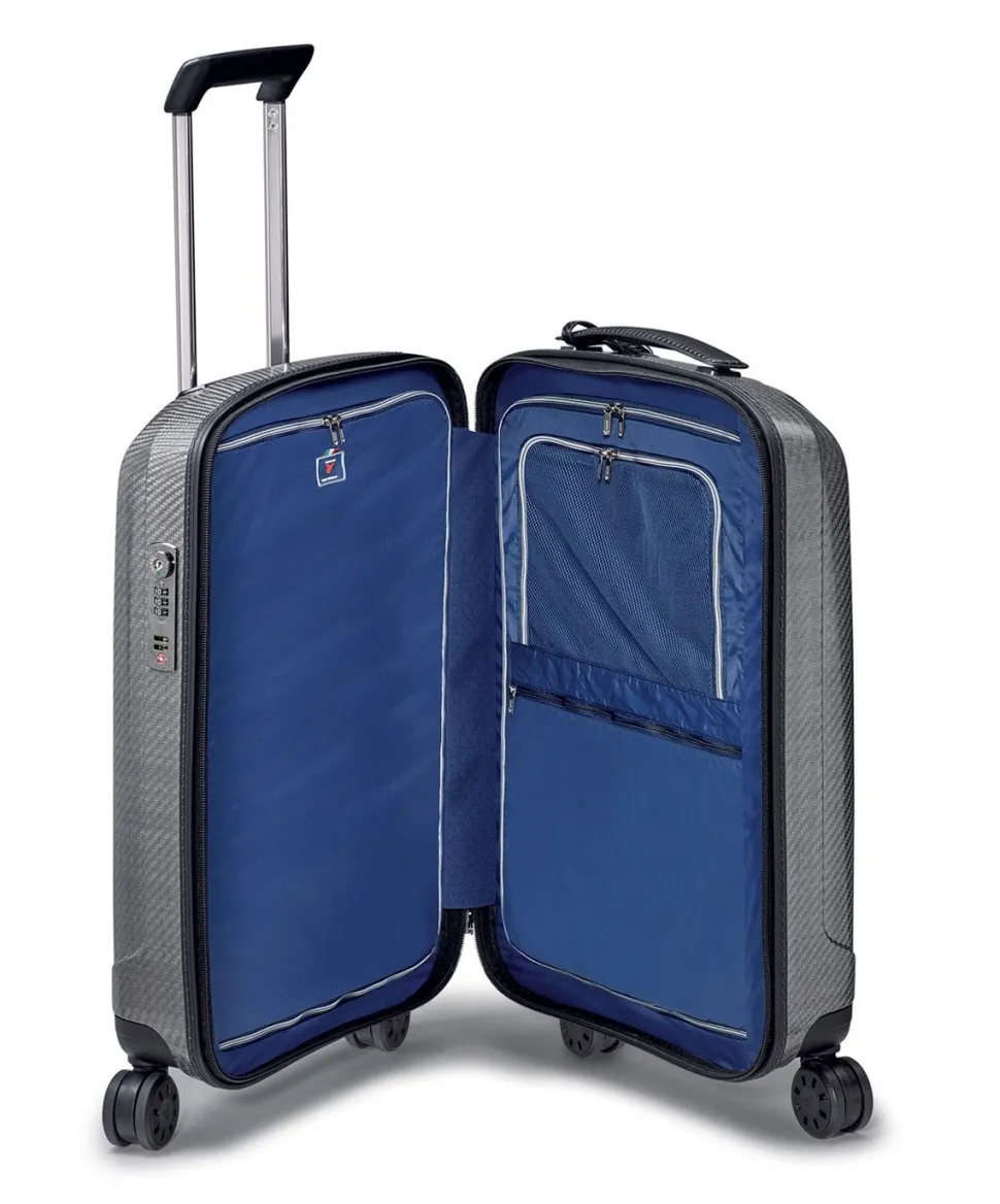 trolley_cabina_roncato_we_are_glam__neroplatino_4.webp Online Roncato Trolley cabina We Are Glam 5953 Nero/Platino