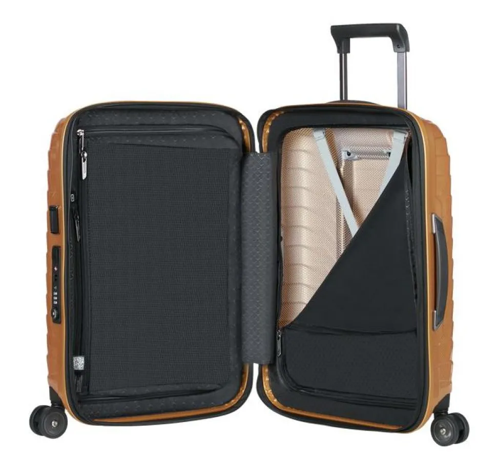 trolley_cabina_samsonite_proxis_honey_gold_2.webp Outlet Samsonite Trolley cabina Proxis Honey Gold HoneyGold