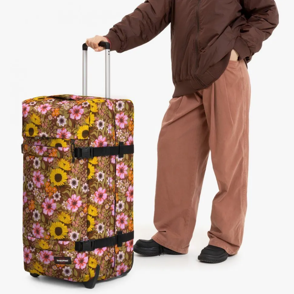 Discount Eastpak Trolley Transit'R L Popflower Brown PopflowerBrown