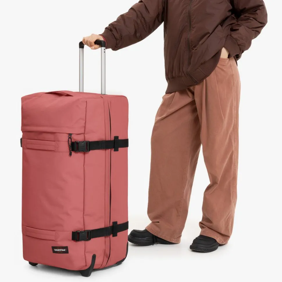 Discount Eastpak Trolley Transit'R L Terra Pink TerraPink