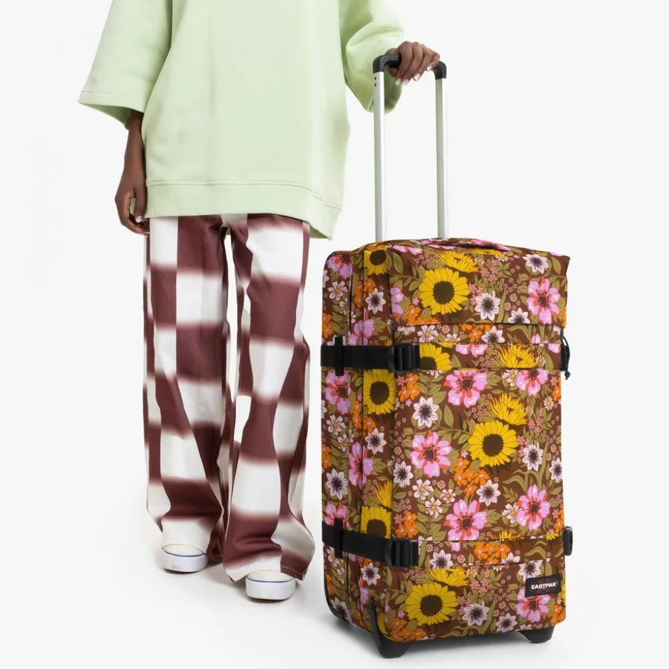 Best Eastpak Trolley Transit'R M Popflower Brown PopflowerBrown