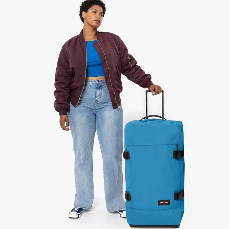 Cheap Eastpak Trolley Tranverz L Broad Blue BroadBlue