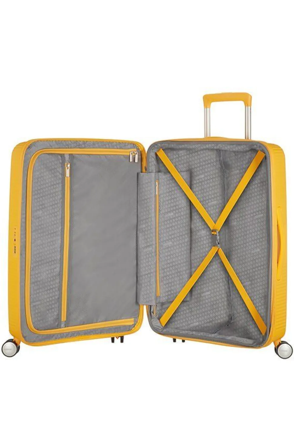 Clearance American Tourister Trolley espandibile Soundbox 67cm Golden Yellow GoldenYellow