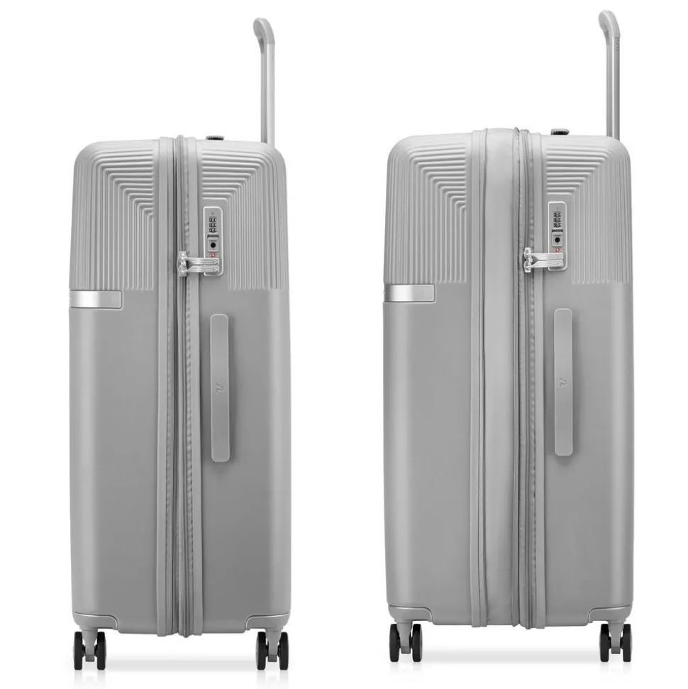 trolley_espandibile_roncato_airglam_grande__grigio_perla_5.webp Best Sale Roncato Trolley espandibile AirGlam grande 9751 Grigio Perla GrigioPerla