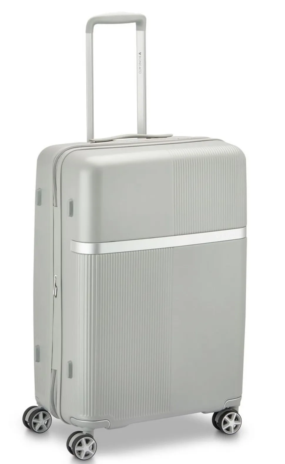 Fashion Roncato Trolley espandibile AirGlam medio 9752 Grigio Perla GrigioPerla
