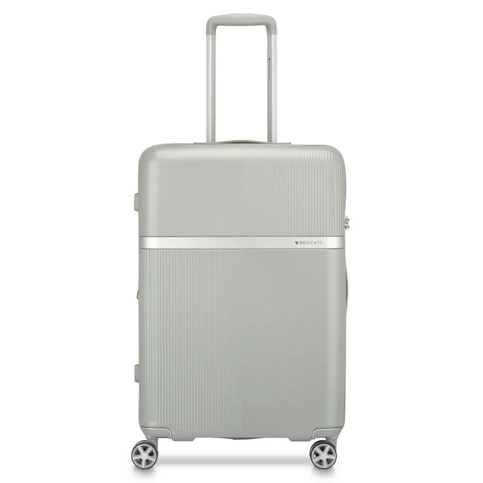 Fashion Roncato Trolley espandibile AirGlam medio 9752 Grigio Perla GrigioPerla
