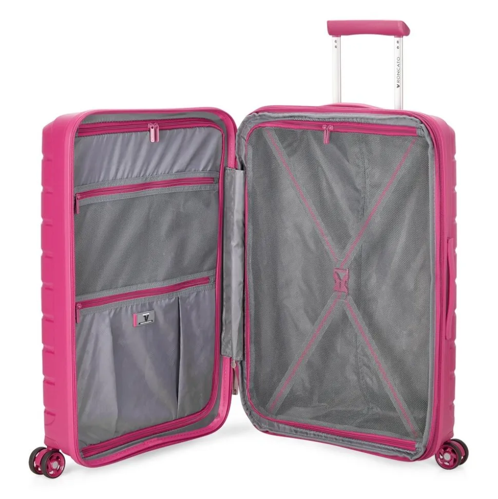 trolley_espandibile_roncato_bflying_medio__magenta_3.webp Online Roncato Trolley espandibile B-Flying medio 8182 Magenta