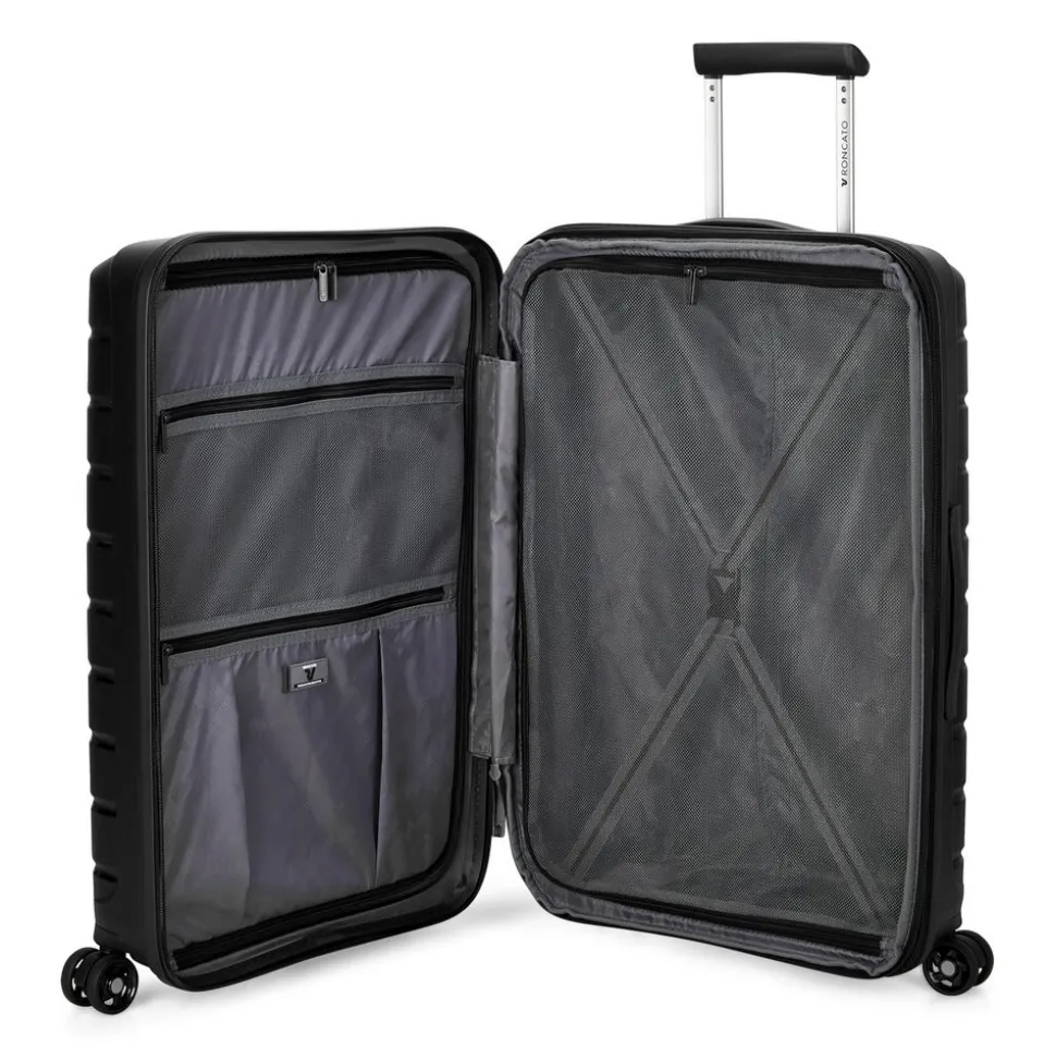 trolley_espandibile_roncato_bflying_medio__nero_3.webp Shop Roncato Trolley espandibile B-Flying medio 8182 Nero