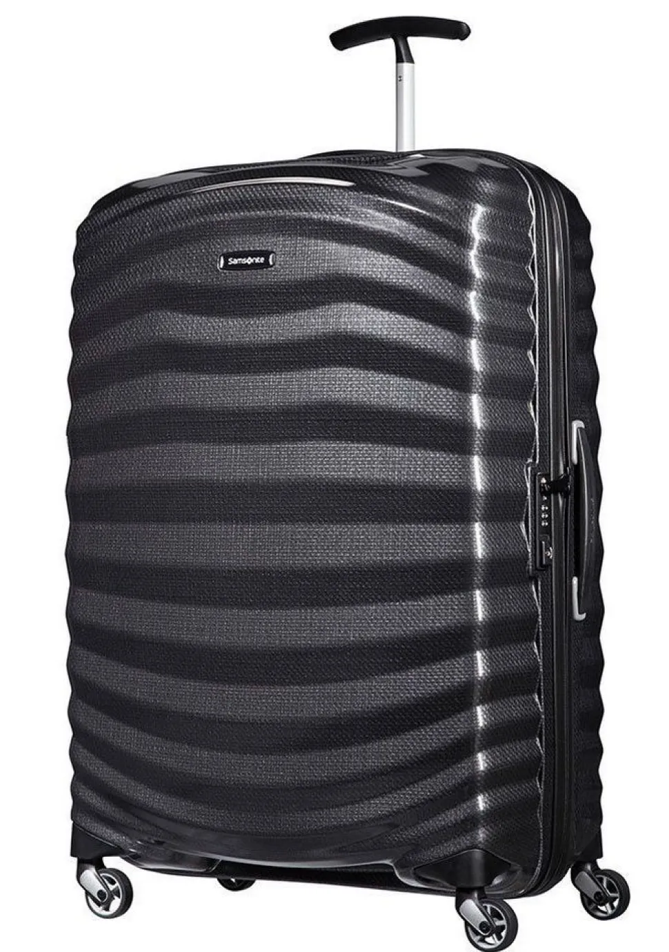 Outlet Samsonite Trolley grande Lite-Shock 75cm Nero