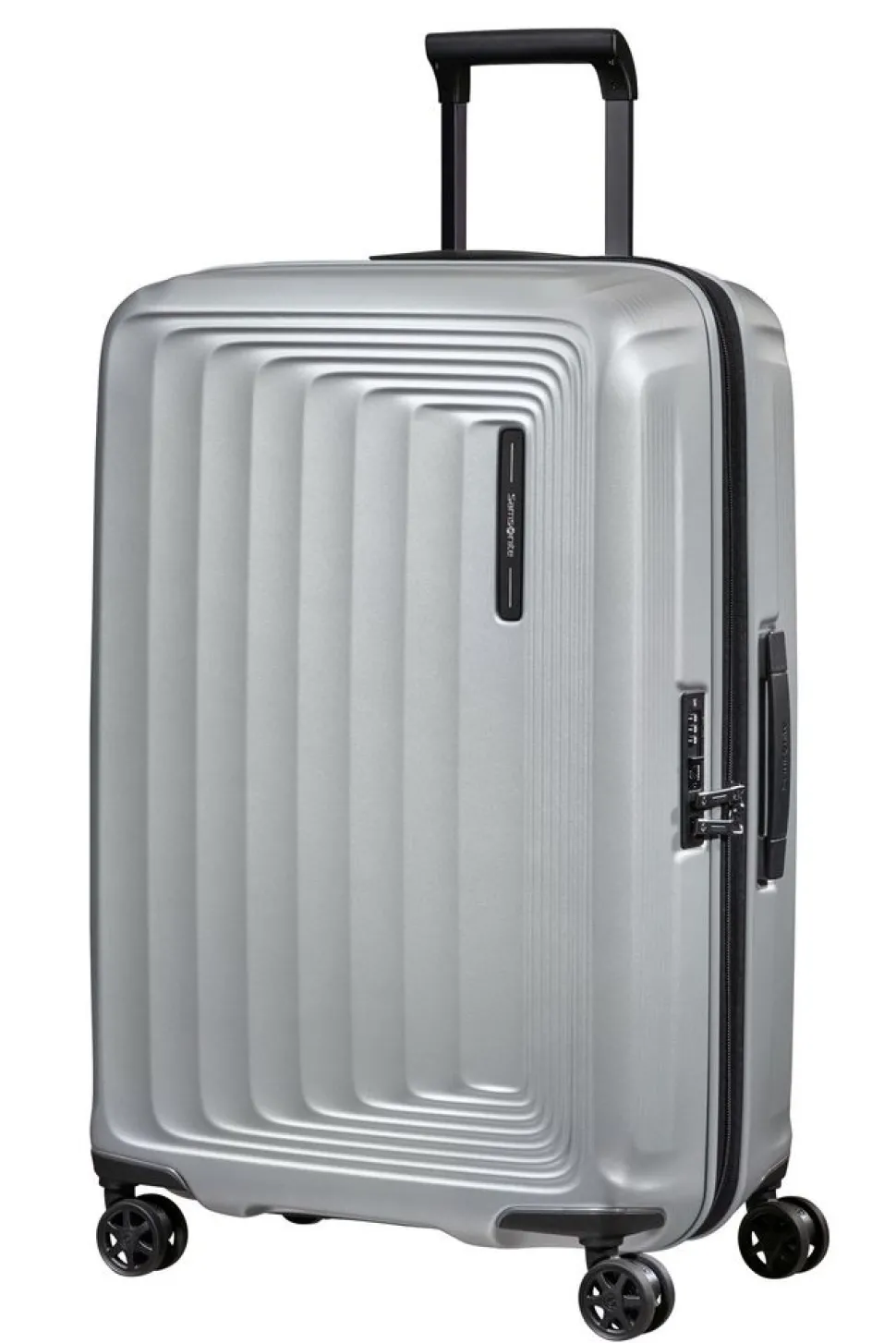 Cheap Samsonite Trolley medio 69cm Nuon Matt Silver MattSilver