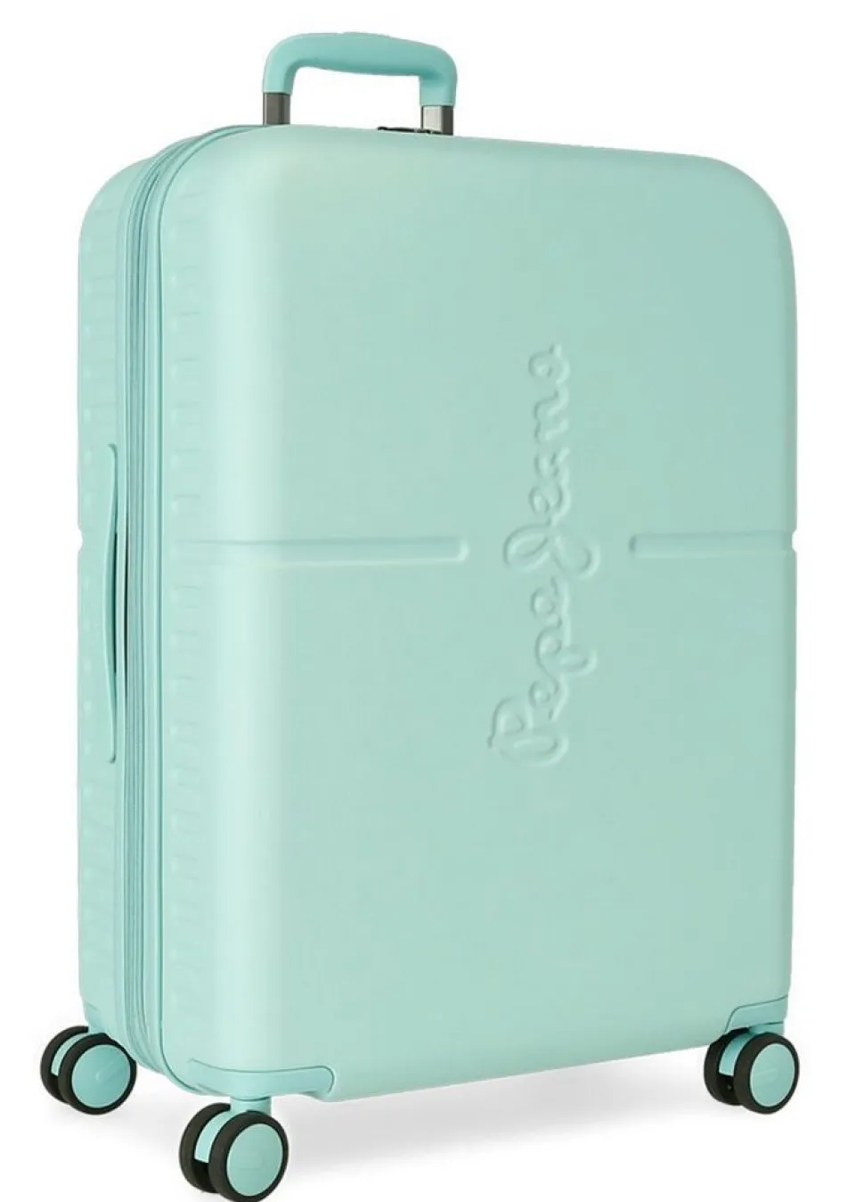 Fashion Pepe Jeans Trolley medio espandibile Highlight Turchese
