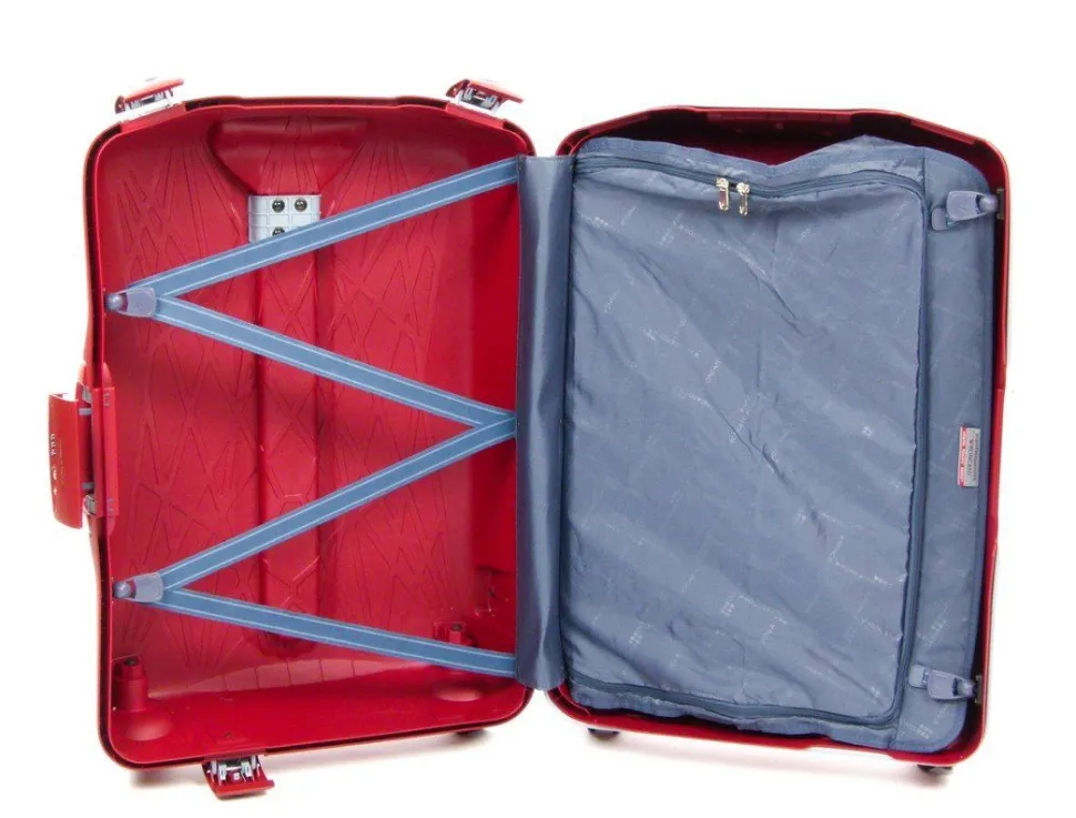 trolley_roncato_light__ruote_medio_rosso_5.webp Outlet Roncato Trolley Light 4 ruote medio Rosso Red