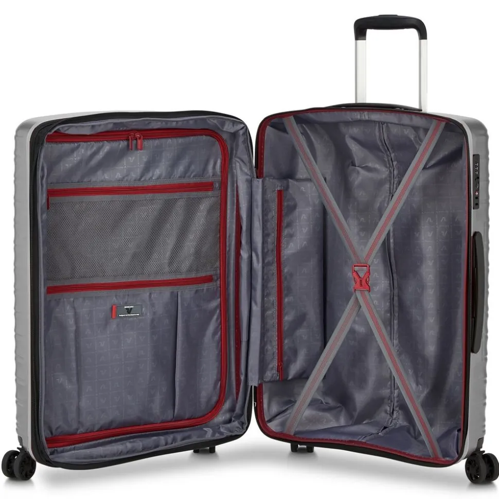 trolley_roncato_wave_medio_espandibile__champagne_3.webp Clearance Roncato Trolley Wave medio espandibile 9722 Champagne