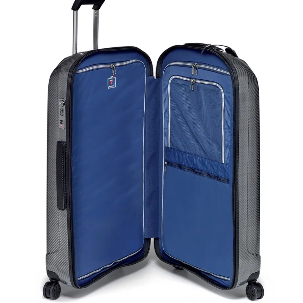 trolley_roncato_we_are_glam_grande__neroplatino_3.webp Online Roncato Trolley We Are Glam grande 5951 Nero/Platino