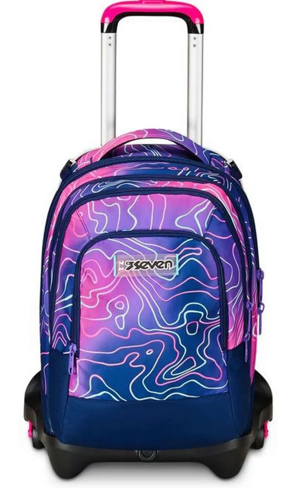 Clearance Seven Trolley scuola Jack 3 ruote Detach Mapset Girl MapsetGirl