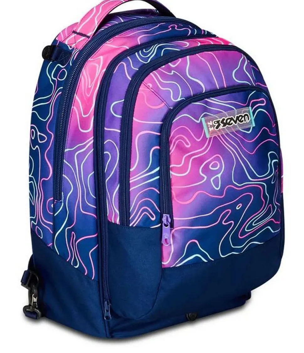 Clearance Seven Trolley scuola Jack 3 ruote Detach Mapset Girl MapsetGirl