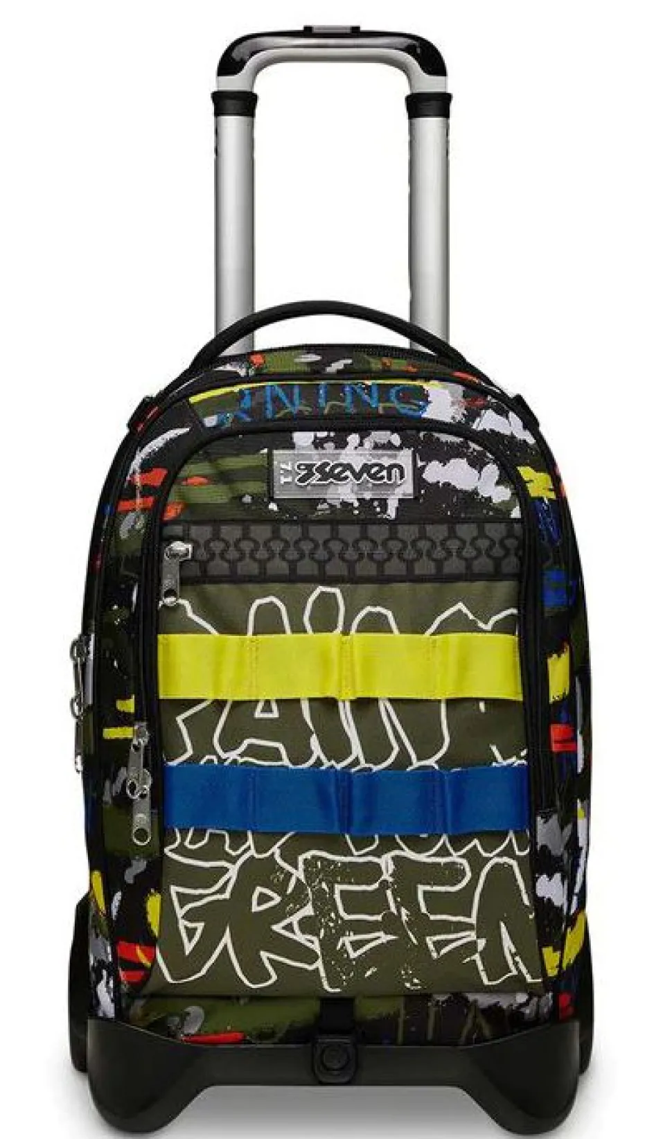 Best Sale Seven Trolley scuola Jack 2 ruote Fluo Belts FluoBelts
