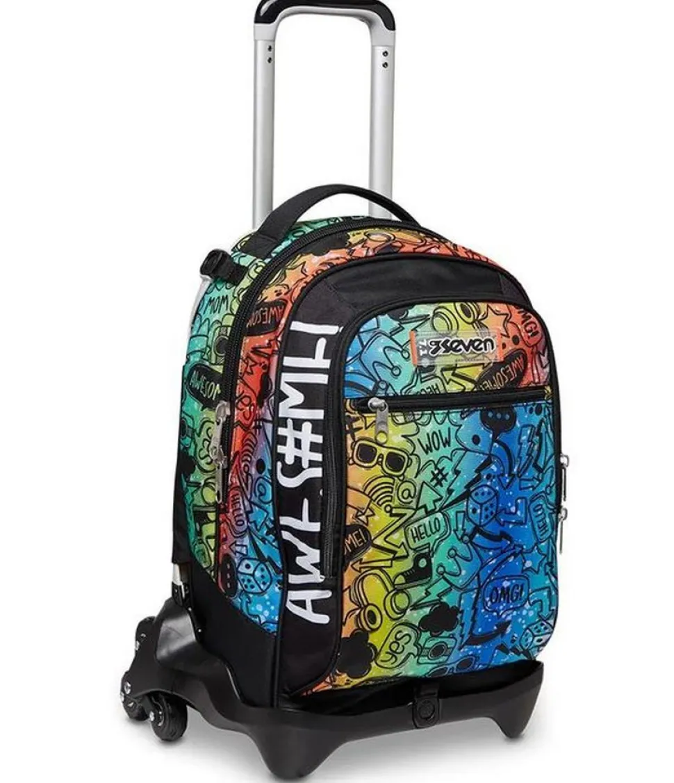 trolley_scuola_seven_jack__ruote_fluo_stamp_4.webp Cheap Seven Trolley scuola Jack 3 ruote Fluo Stamp FluoStamp