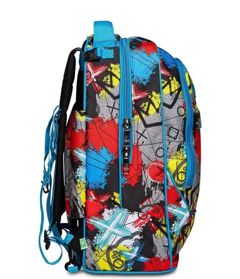New Sj Gang Trolley scuola SJ Jack 2 ruote Glitzled Boy GlitzledBoy