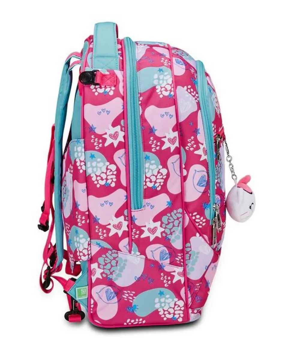 Best Sale Sj Gang Trolley scuola SJ Jack 3 ruote Pinkfur