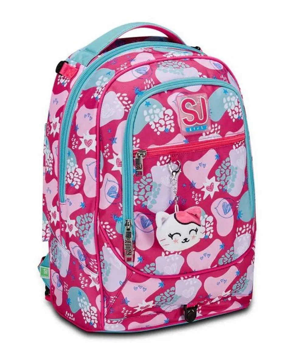 trolley_scuola_sj_jack__ruote_pinkfur_11.webp Cheap Sj Gang Trolley scuola SJ Jack 2 ruote Pinkfur