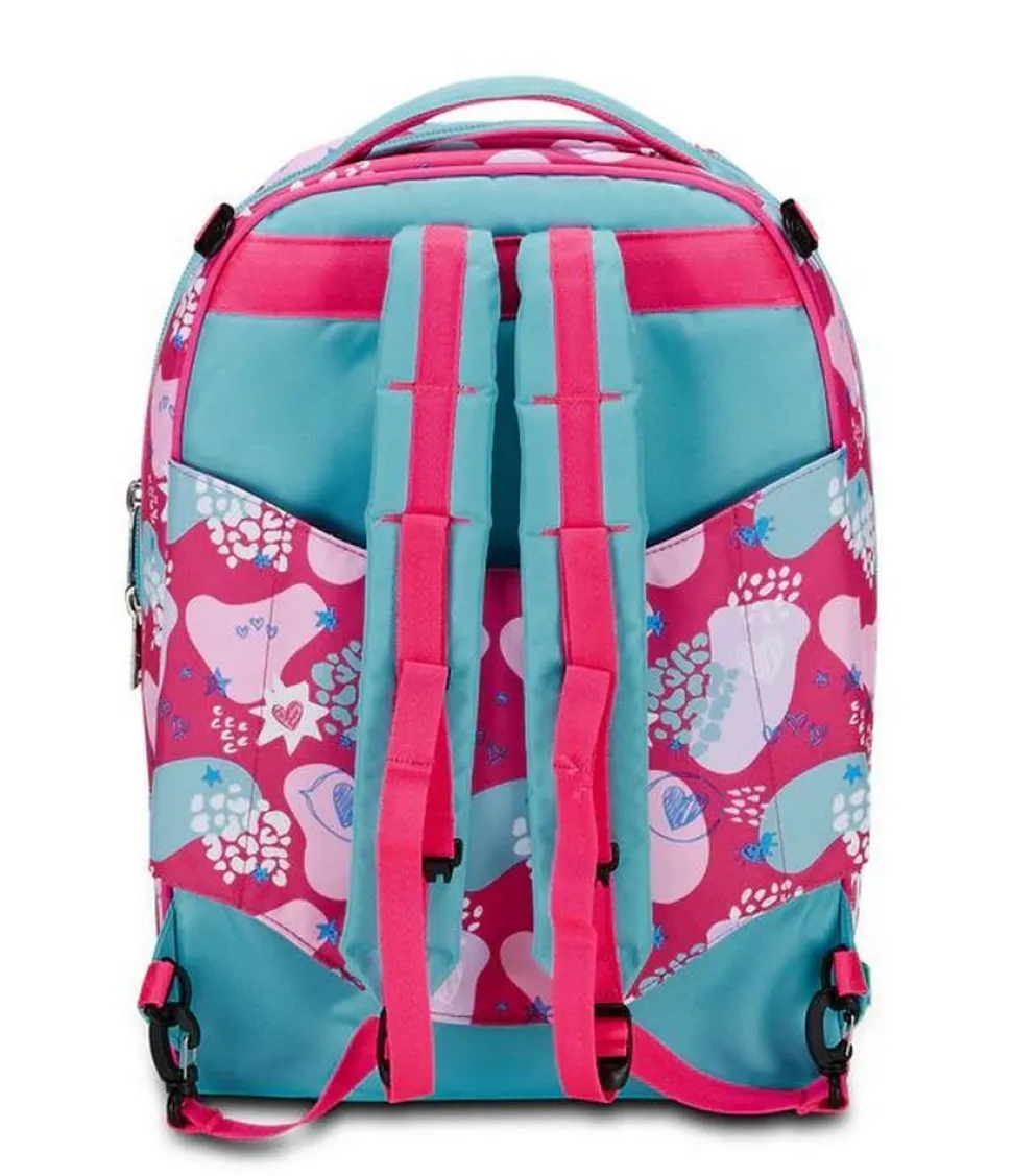 trolley_scuola_sj_jack__ruote_pinkfur_2.webp Cheap Sj Gang Trolley scuola SJ Jack 2 ruote Pinkfur