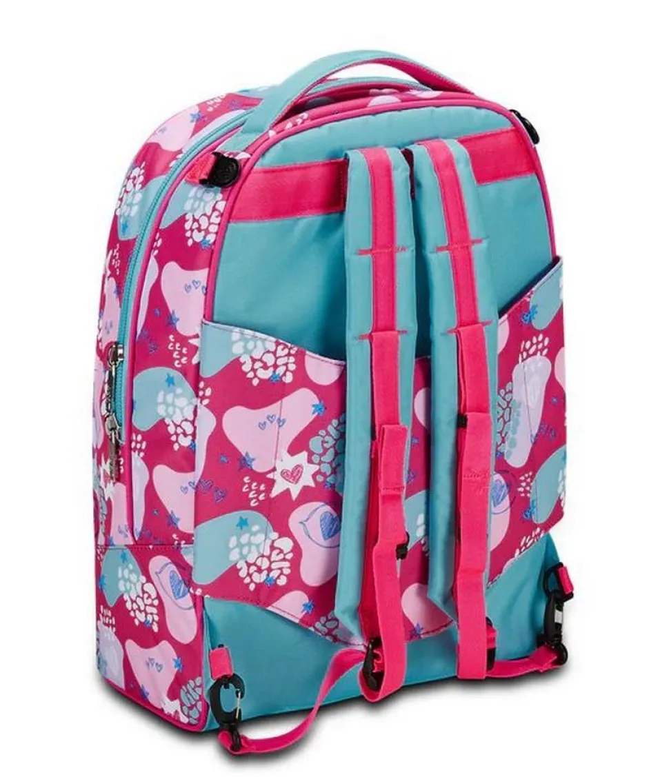trolley_scuola_sj_jack__ruote_pinkfur_3.webp Cheap Sj Gang Trolley scuola SJ Jack 2 ruote Pinkfur