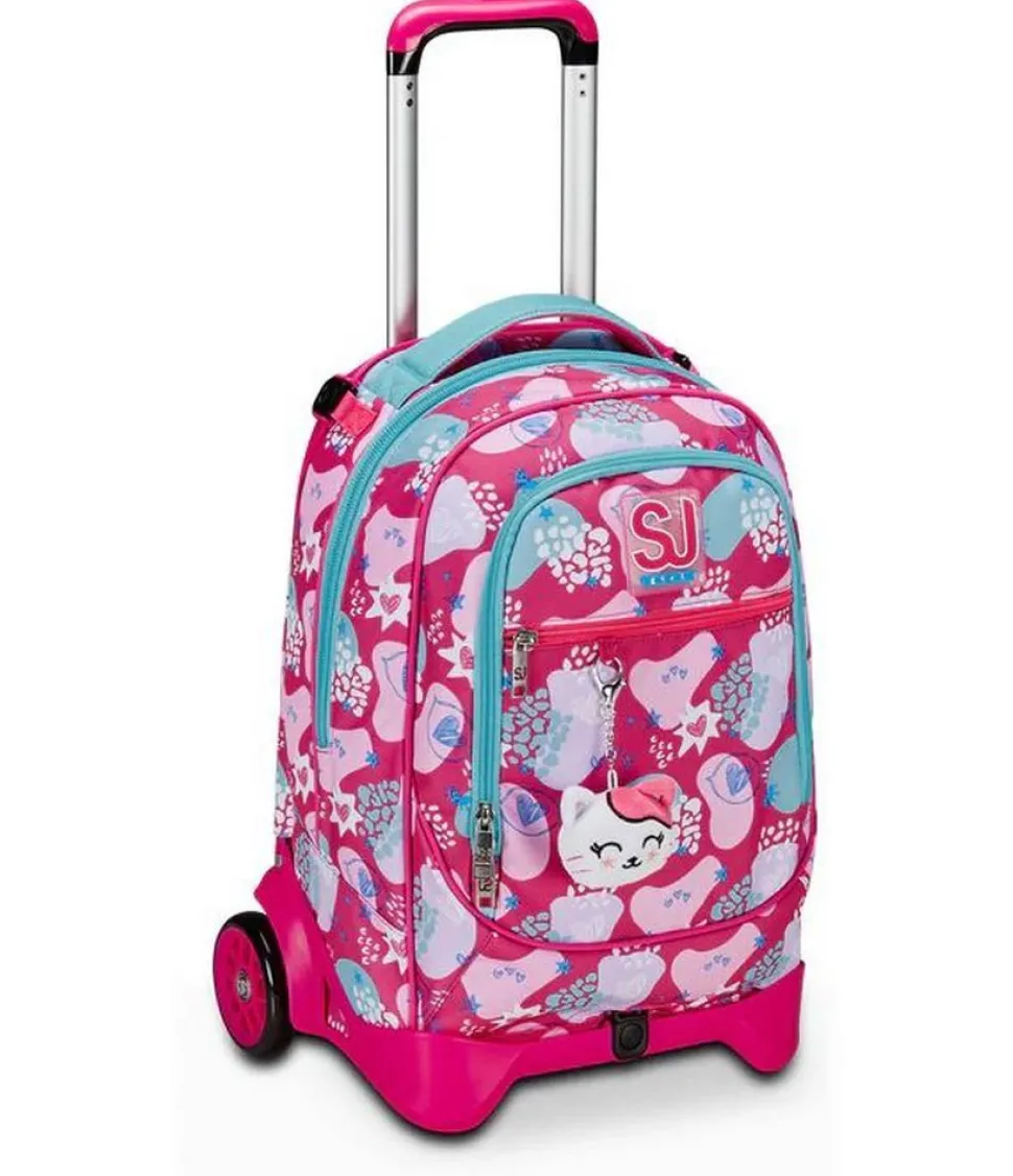 trolley_scuola_sj_jack__ruote_pinkfur_5.webp Cheap Sj Gang Trolley scuola SJ Jack 2 ruote Pinkfur