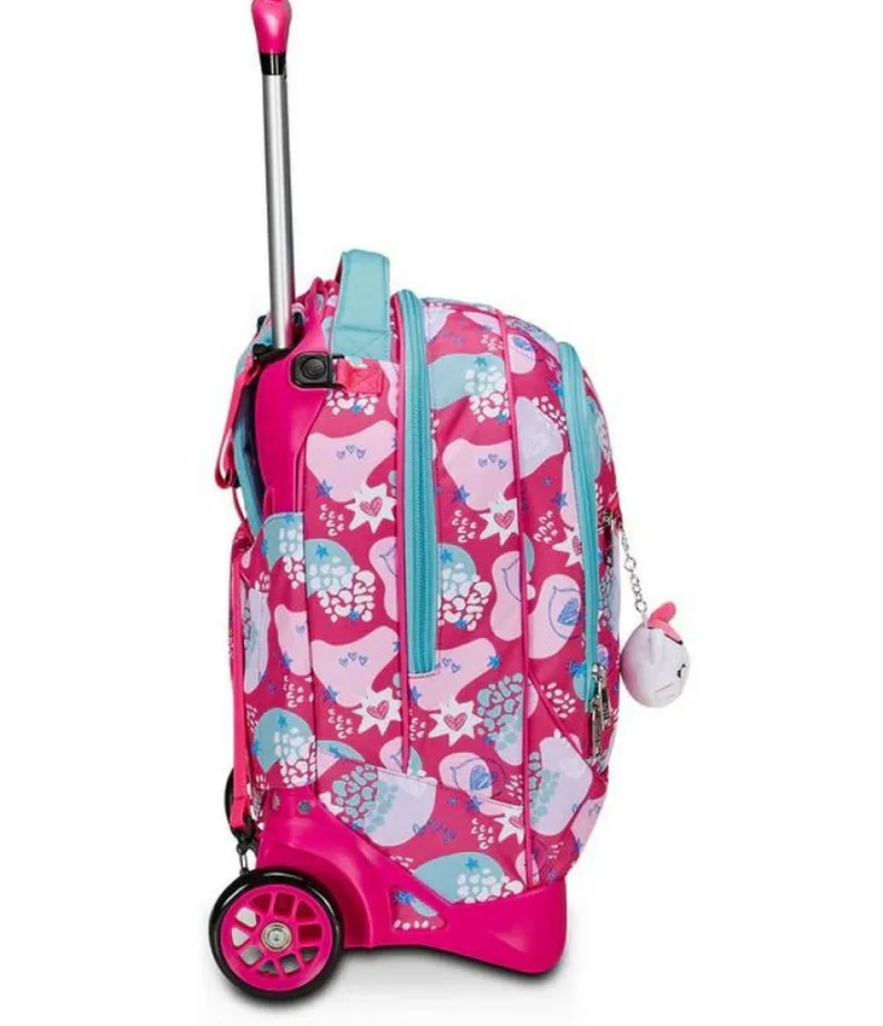 trolley_scuola_sj_jack__ruote_pinkfur_6.webp Cheap Sj Gang Trolley scuola SJ Jack 2 ruote Pinkfur