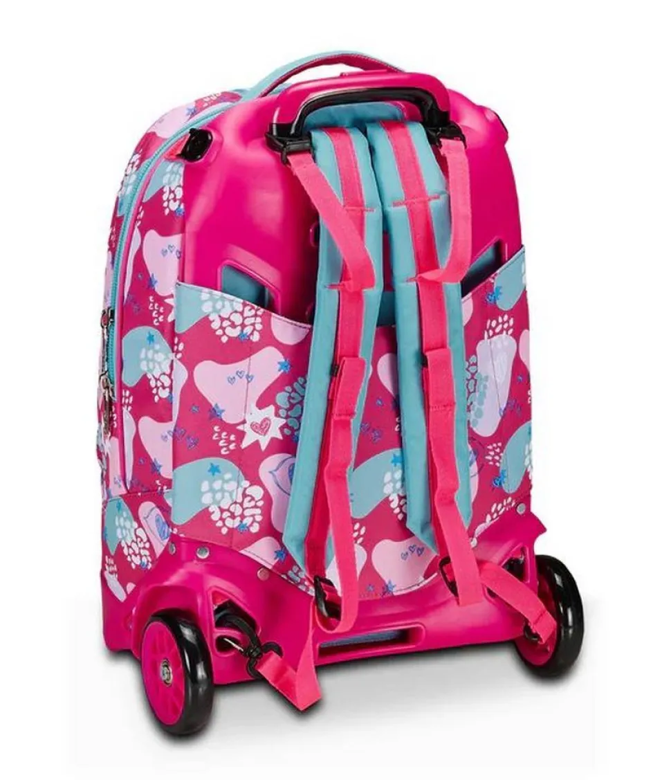 trolley_scuola_sj_jack__ruote_pinkfur_9.webp Cheap Sj Gang Trolley scuola SJ Jack 2 ruote Pinkfur