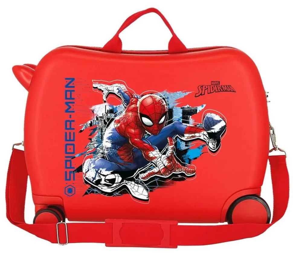 valigia_per_bambini_cavalcabile_marvel_spider_man_geo_rosso_2.webp Outlet Marvel Valigia per bambini cavalcabile Spider Man Geo Rosso