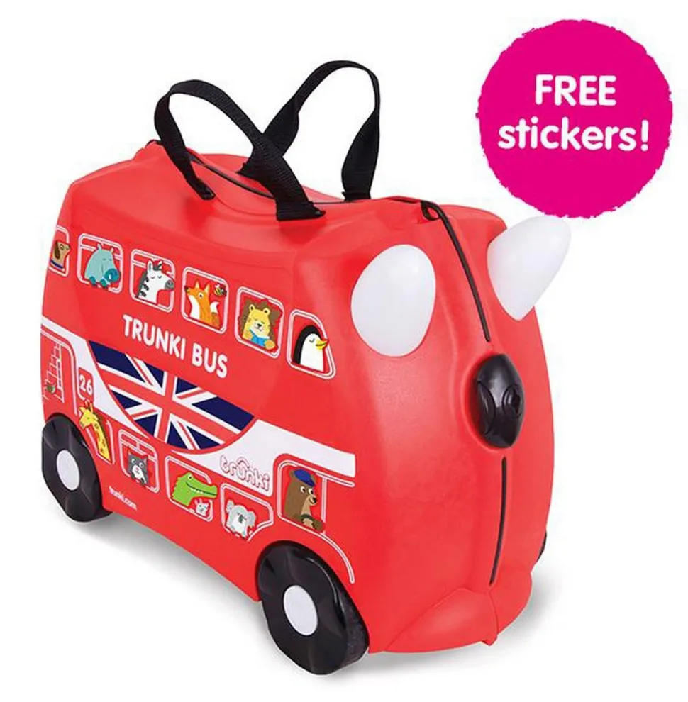 Clearance Trunki Valigia per bambini cavalcabile Boris the Bus BoristheBus