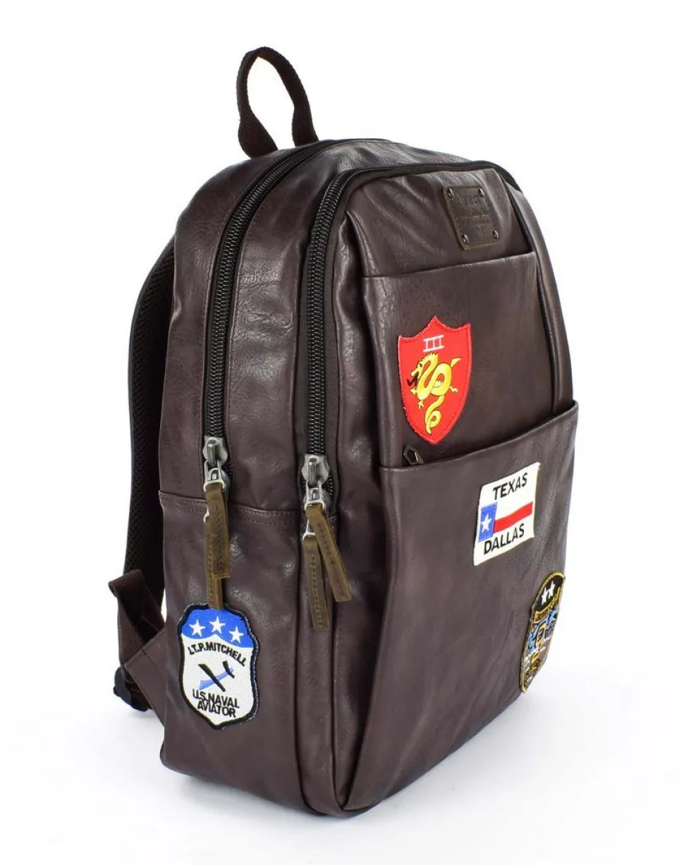 Flash Sale Avirex Zaino Maverick 17 Marrone