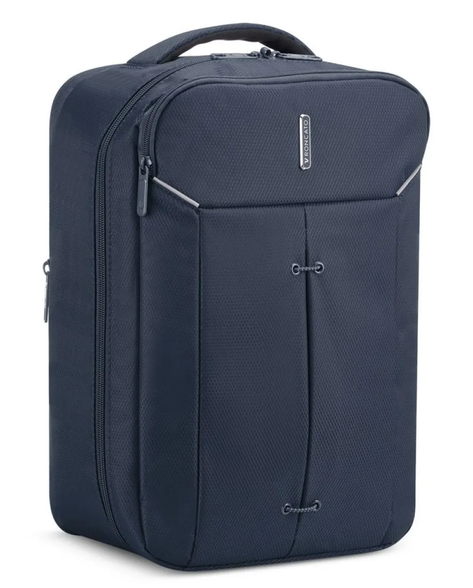 Clearance Roncato Zaino cabina Ryanair 40x20x25 Ironik 2.0 5336 Blu Notte BluNotte