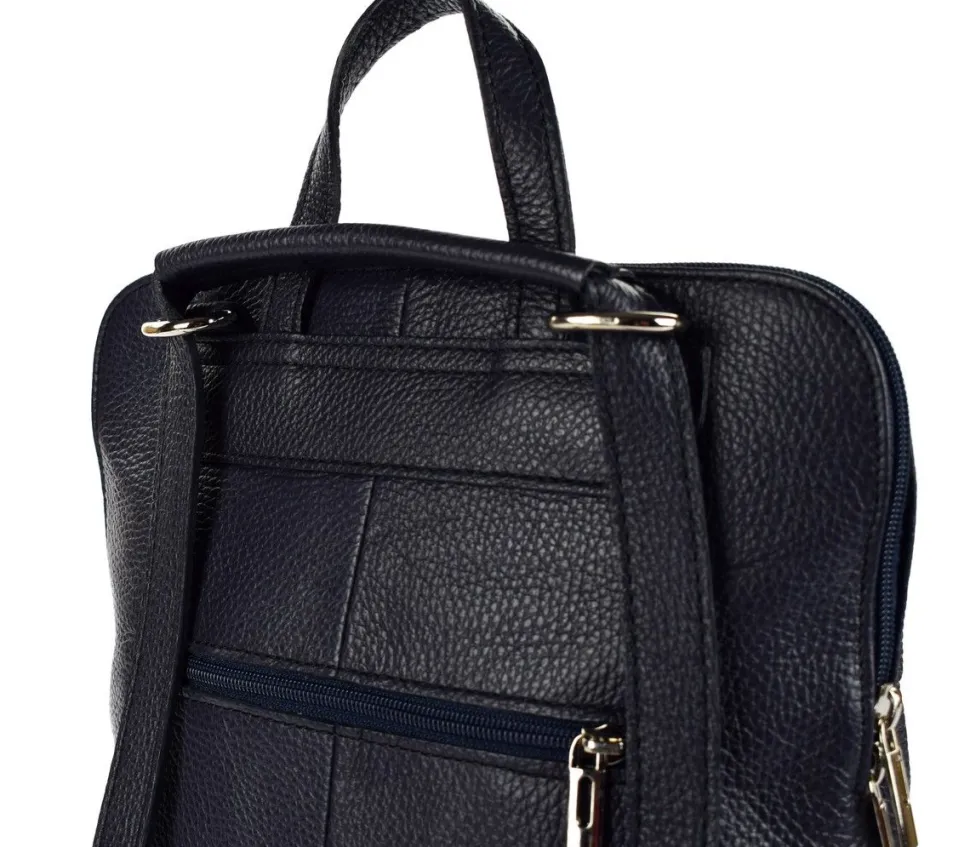 zaino_donna_in_pelle__blu_2.webp New Pronto Moda Zaino donna in pelle 001 Blu