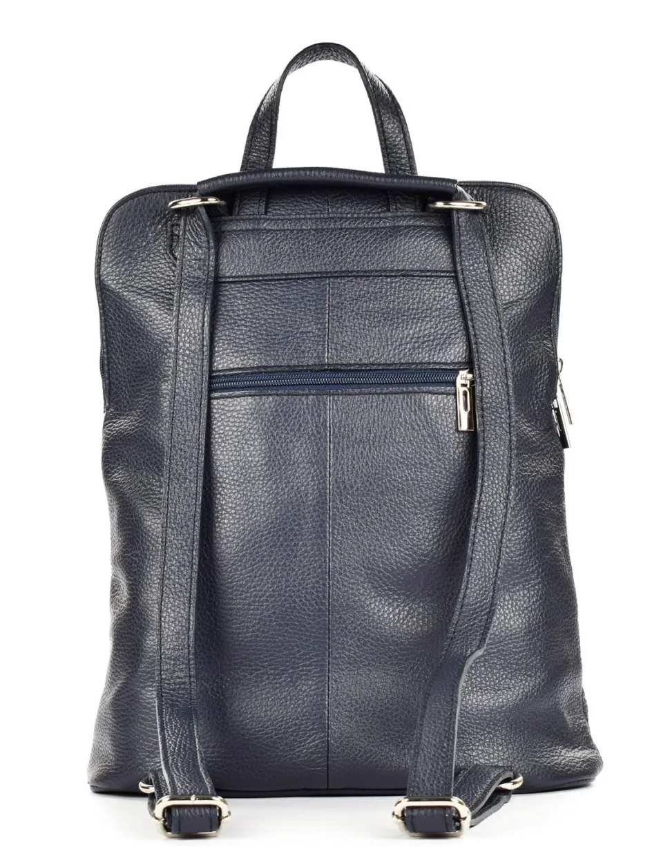 zaino_donna_in_pelle__blu_5.webp New Pronto Moda Zaino donna in pelle 001 Blu