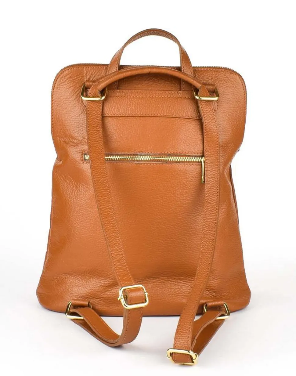 zaino_donna_in_pelle__cuoio_3-1.webp New Pronto Moda Zaino donna in pelle 001 Cuoio