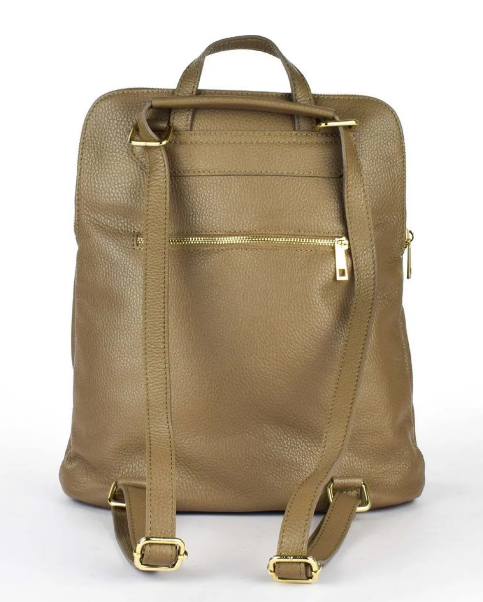 zaino_donna_in_pelle__taupe_2.webp Cheap Pronto Moda Zaino donna in pelle 001 Taupe