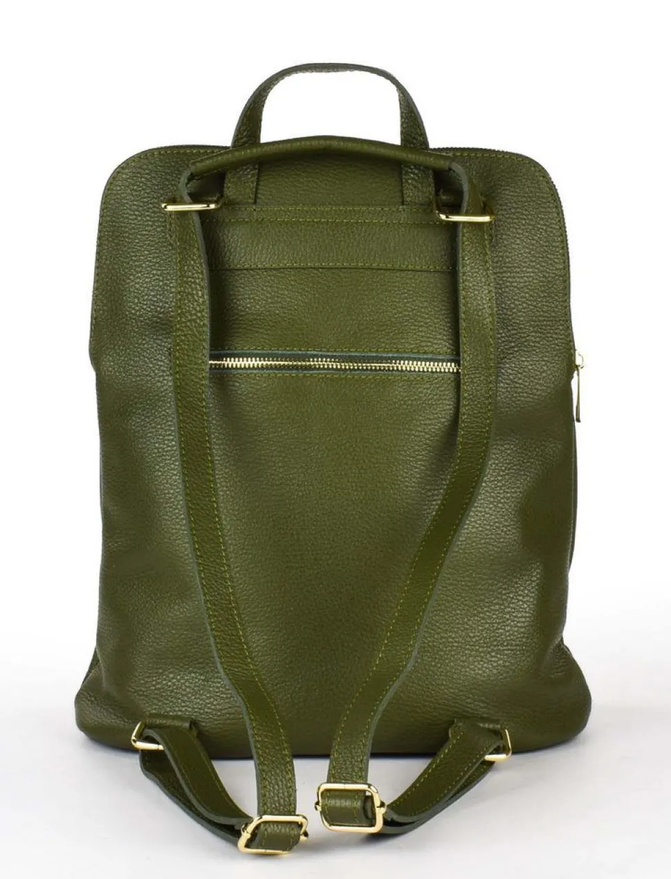 zaino_donna_in_pelle__verde_2.webp Flash Sale Pronto Moda Zaino donna in pelle 001 Verde
