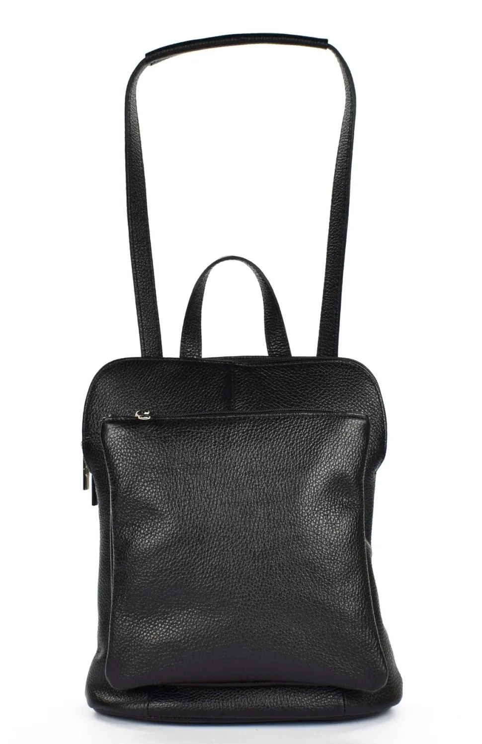 Shop Pronto Moda Zaino donna in pelle piccolo 02 Nero