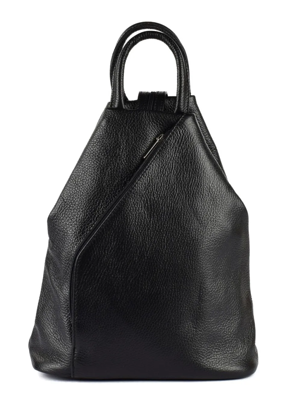 zaino_e_monospalla_donna_in_pelle__nero_3.webp Clearance Pronto Moda Zaino e monospalla donna in pelle 20055 Nero