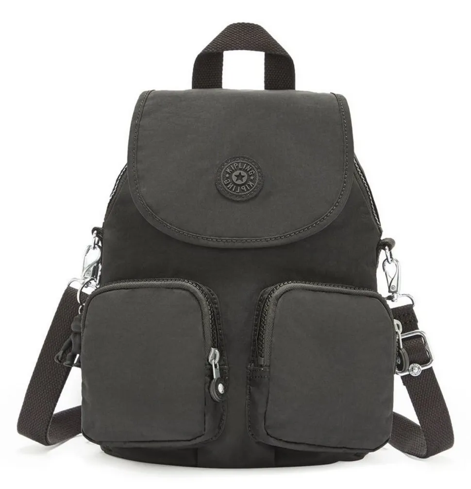 Cheap Kipling Zaino e tracolla FireFly UP Black Noir BlackNoir