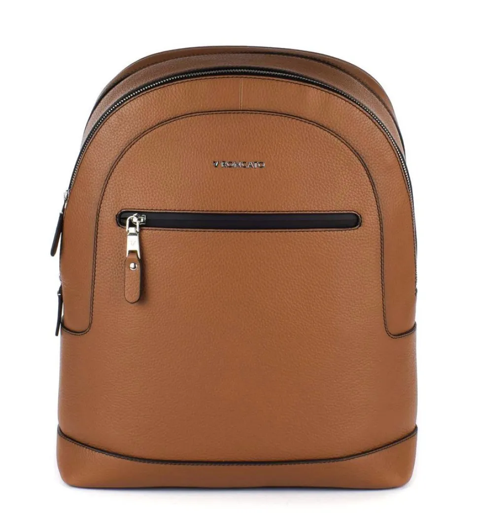 Discount Roncato Zaino in pelle Sidney 2477 Cuoio