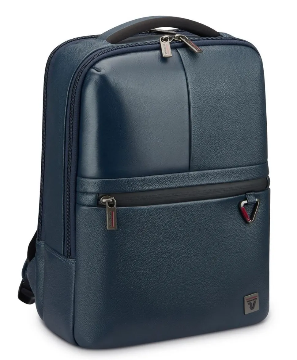 Sale Roncato Zaino in pelle Trial DLX 1140 Blu