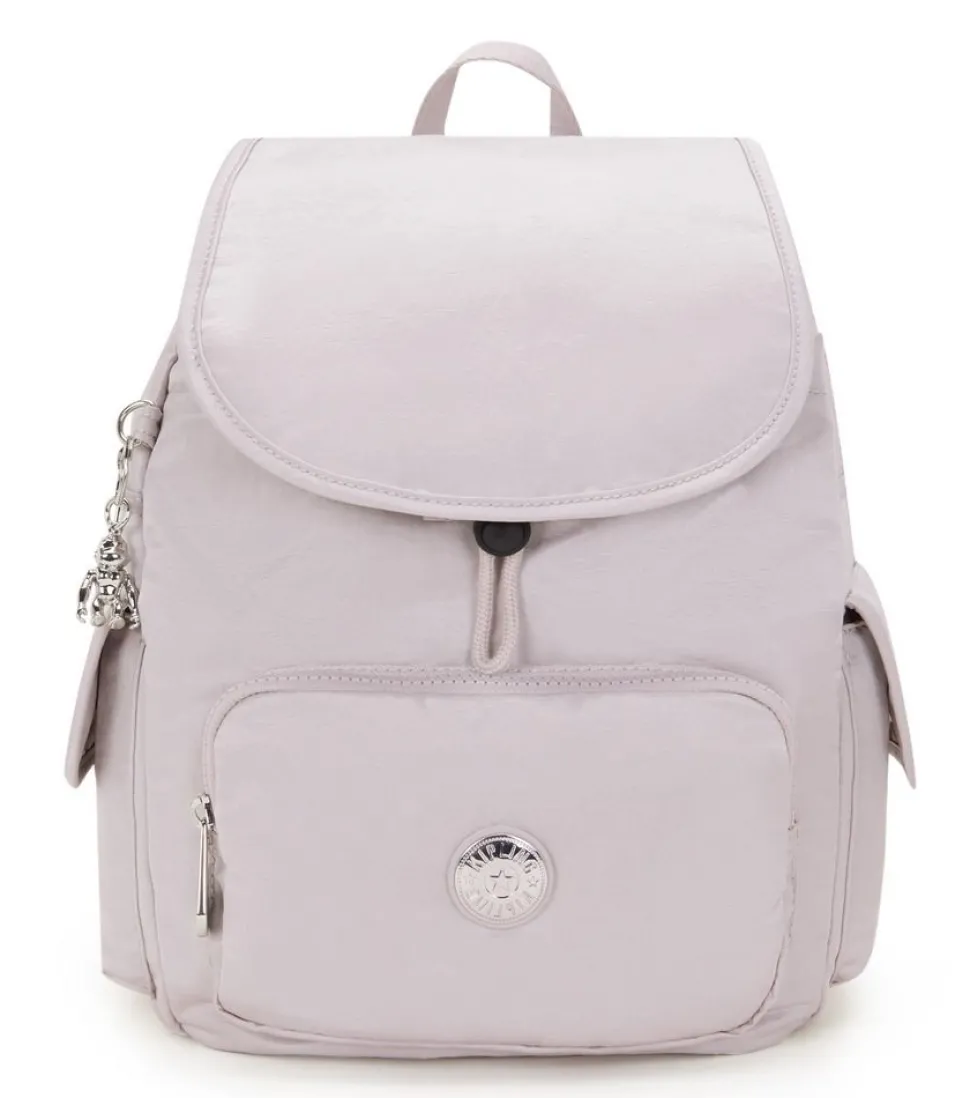 Best Kipling Zaino City Pack S Gleam Silver GleamSilver