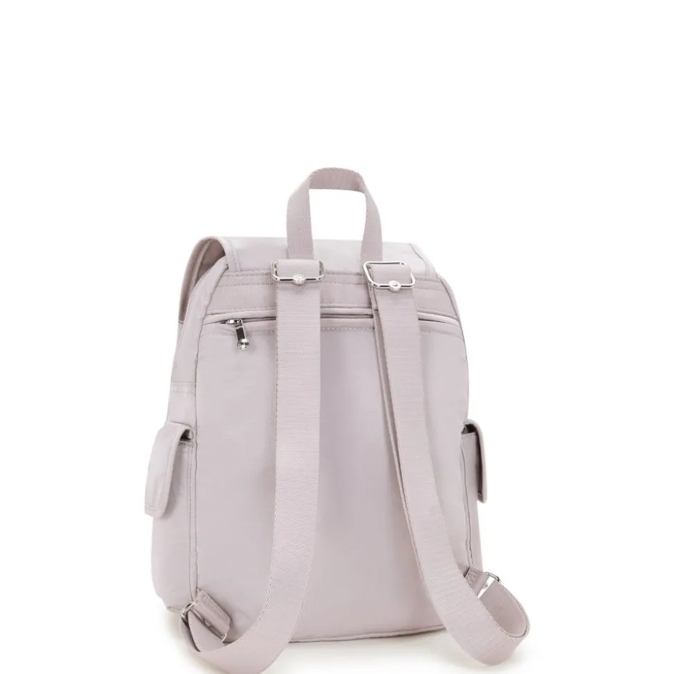 Best Kipling Zaino City Pack S Gleam Silver GleamSilver
