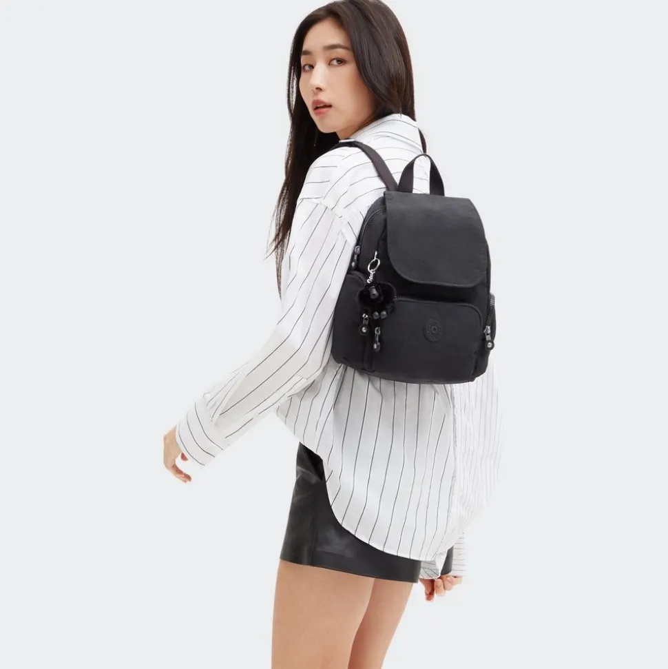 zaino_kipling_city_zip_mini_black_noir_7.webp Clearance Kipling Zaino City Zip Mini Black Noir BlackNoir